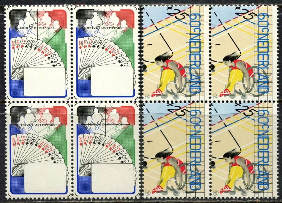 Netherlands - 2 Blocks of 4 - 1980 - MNH