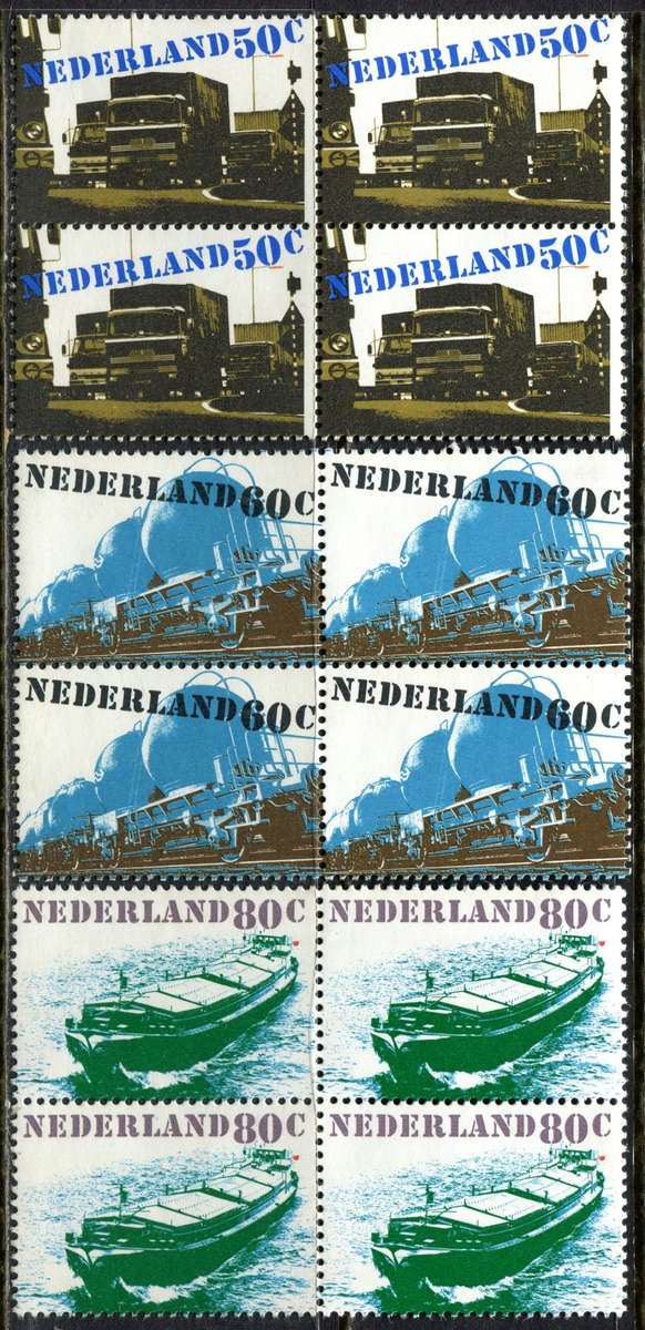 Netherlands - 3 Blocks of 4 - 1980 - MNH