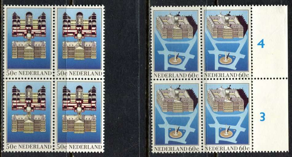 Netherlands - 2 Blocks of 4 - 1982 - MNH