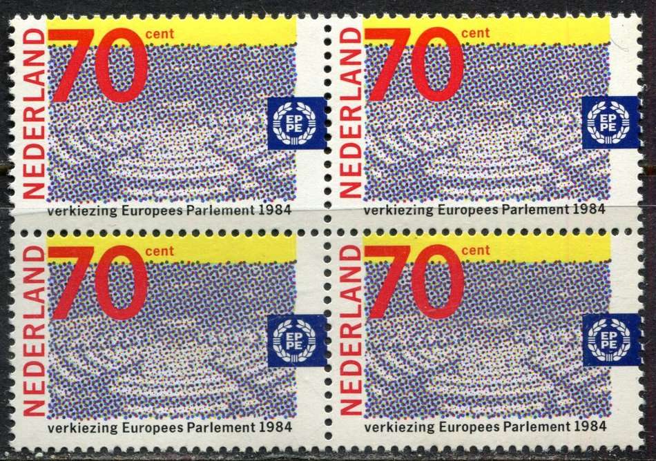 Netherlands - 1 Block of 4 - 1984 - MNH - Some Light Toning