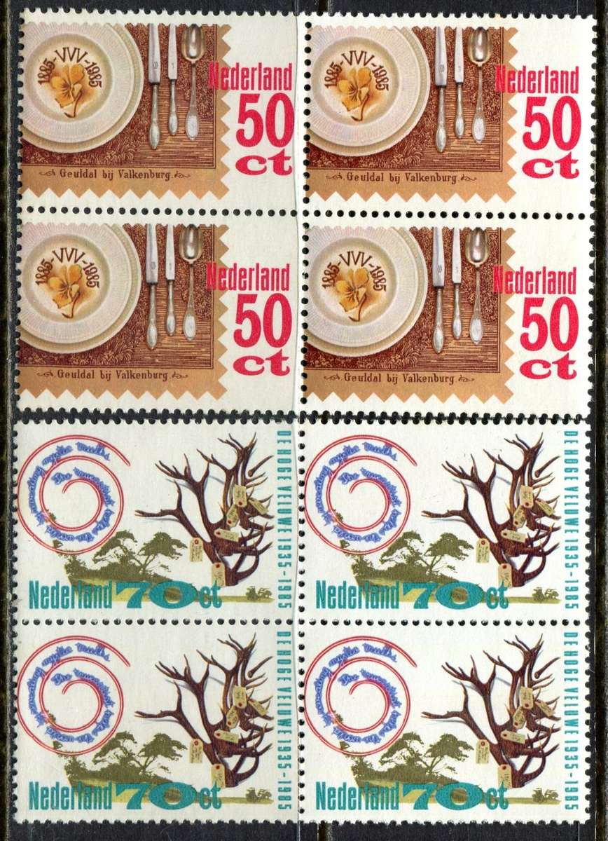 Netherlands - 2 Blocks of 4 - 1985 - MNH