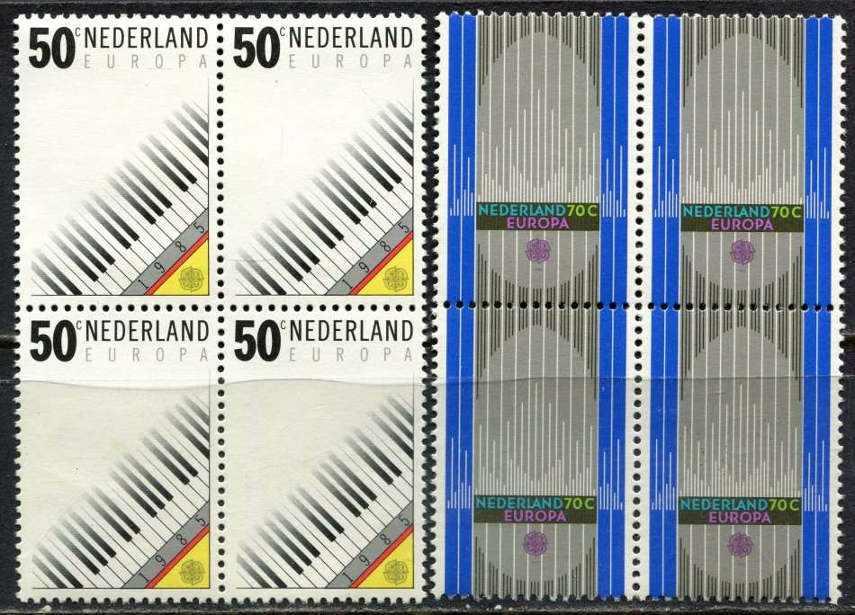 Netherlands - 2 Blocks of 4 - 1985 - MNH