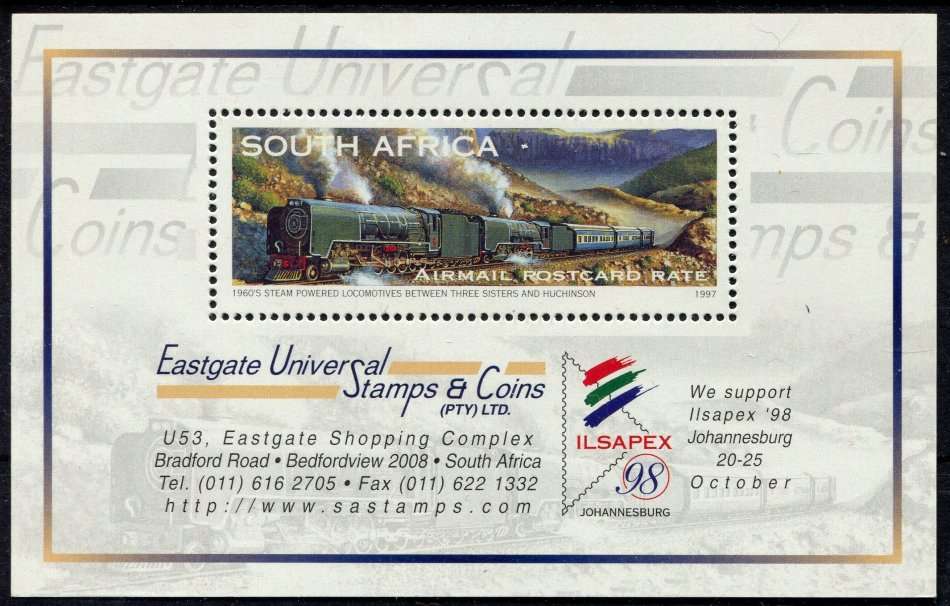 RSA - Miniature Sheet - 1997 - MNH