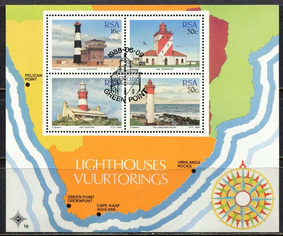 RSA  - Miniature Sheet - 1988 - CTO