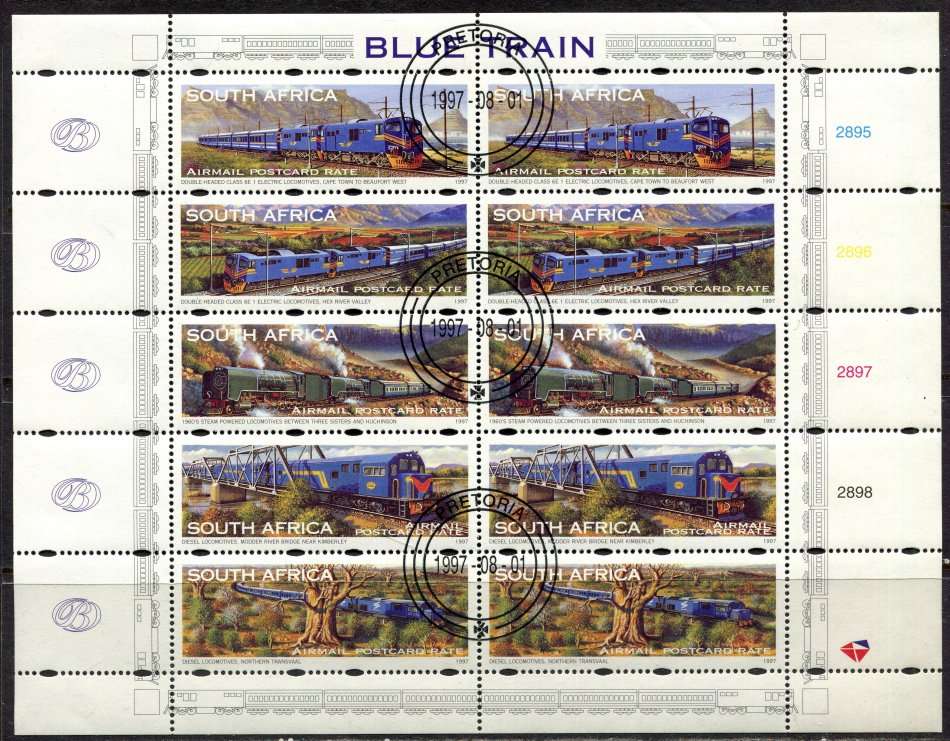 RSA -  Full Sheet of 10  - 1997 - CTO