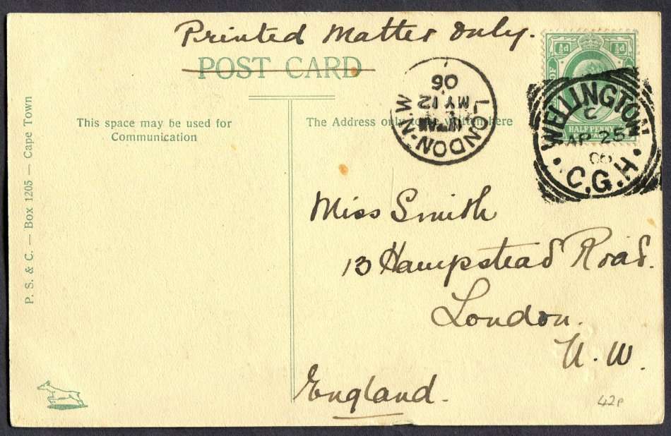 Cape of Good Hope - Post Card