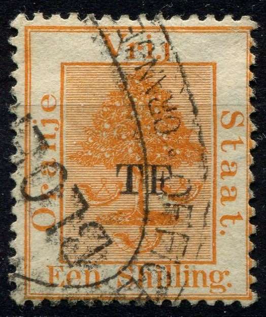 Orange Free State - Over Printed TF - Used