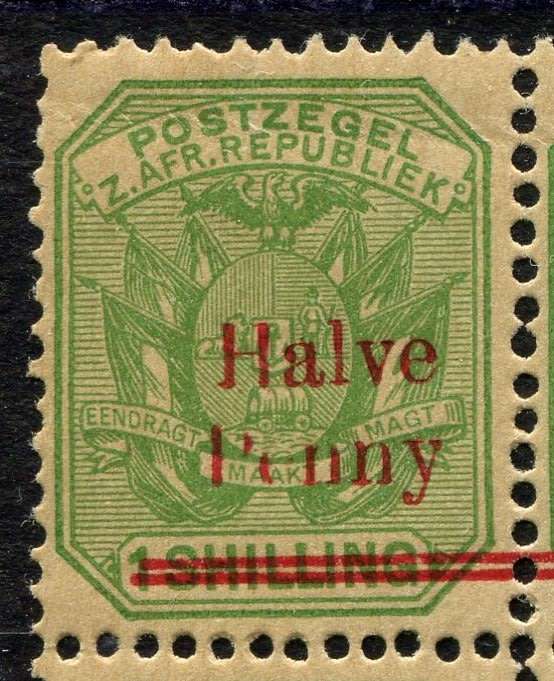 Transvaal  - Block of 12 - Top Left stamp With Broken Pe For Penny - 1895  - MNH