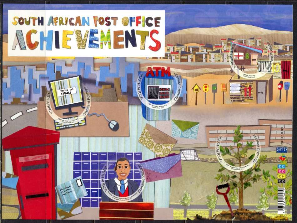 RSA - Full Sheet of 5 - 2013 - MNH