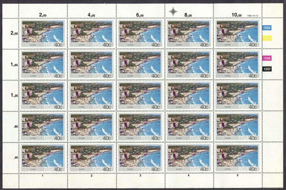 RSA - Set of 4 Full Sheets of 25  - 1983 - MNH