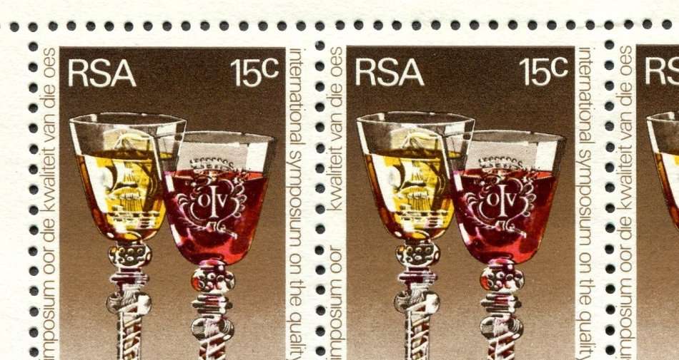 RSA  - Full Sheet of 30  - Missing "die" Variety -  1977  - MNH