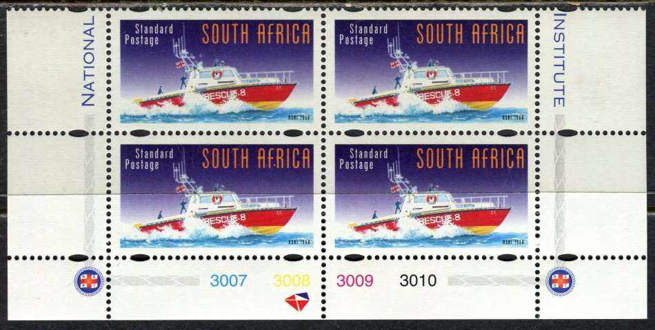 RSA  - Control Block of 4  - 1998  - MNH