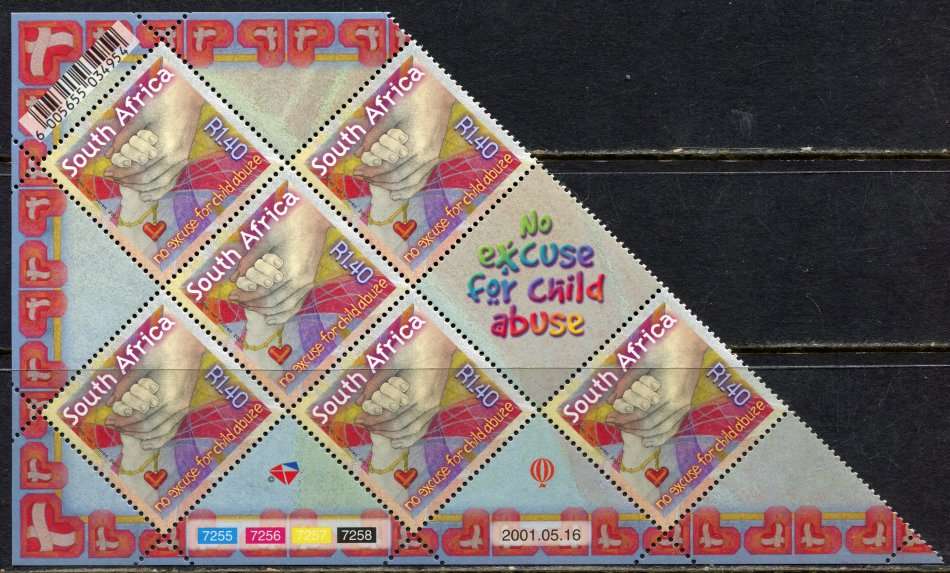 RSA  - Control Block of 6 - 2001  - MNH