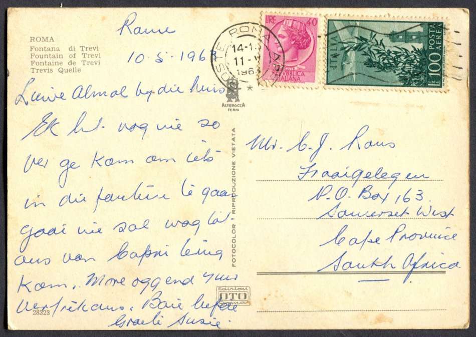 Italy  - Post Card