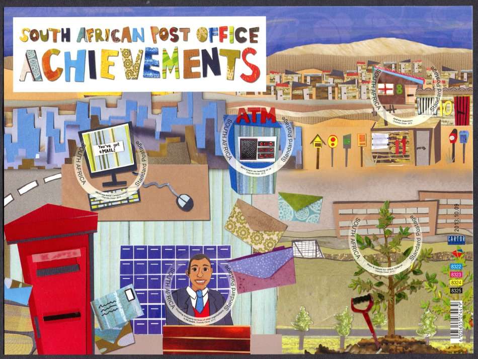 RSA - Full Sheet of 5 - 2013 - MNH