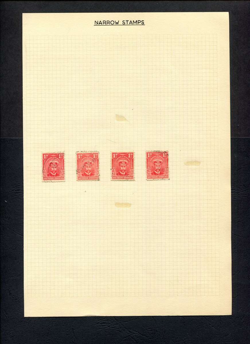 Southern Rhodesia  - 4 Stamps Mounted On Old Album Page