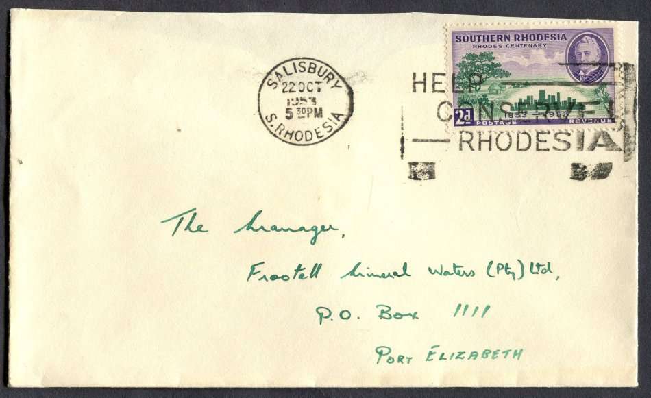 Southern Rhodesia - Cover