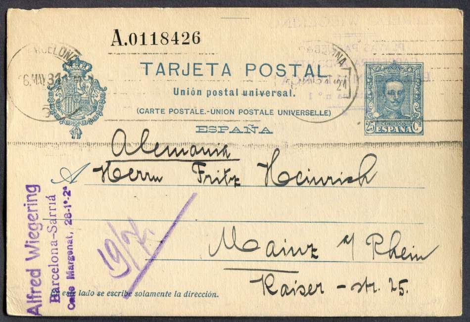 Spain - Post Card