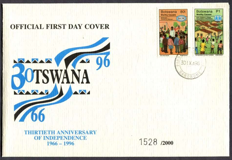 Botswana - FDC - 1996