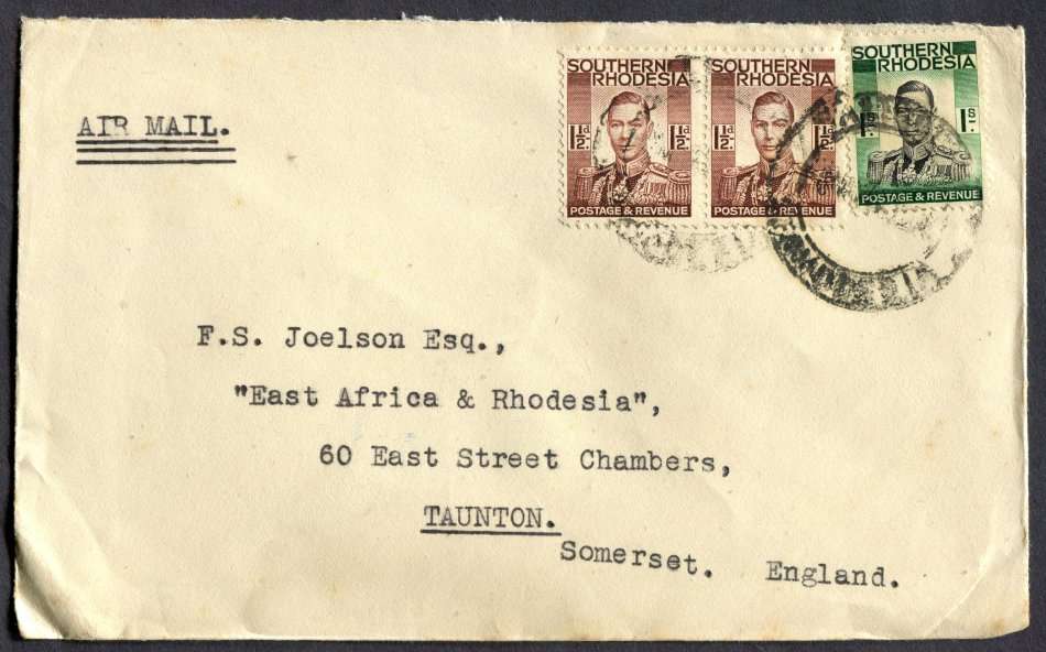Southern Rhodesia - Cover