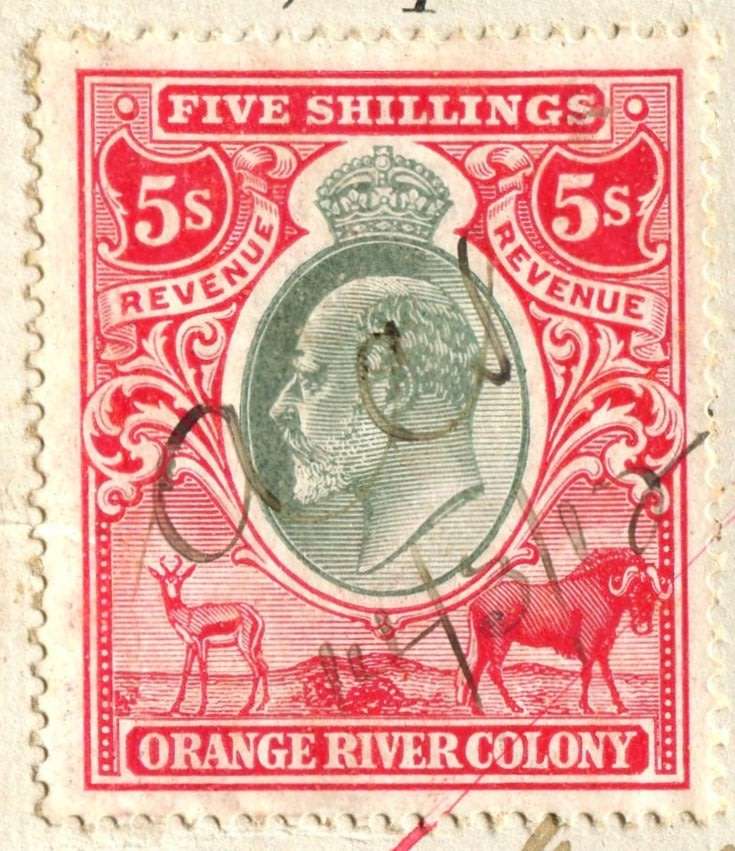 Orange River Colony - Revenue Document