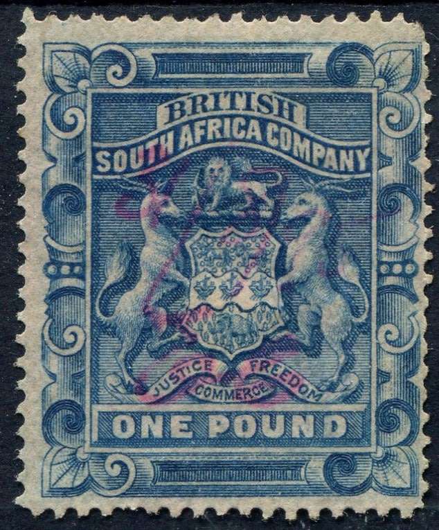 BSAC - Fiscaly Used - 1892