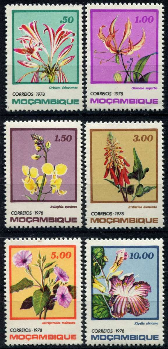 Mozambique - Flowers - 1978 - MNH