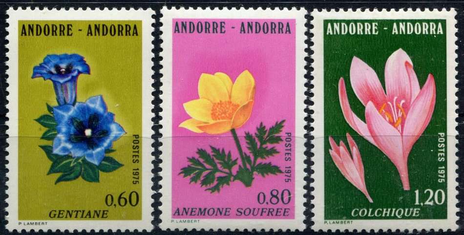 Andorra - Flowers - 1975 - MNH