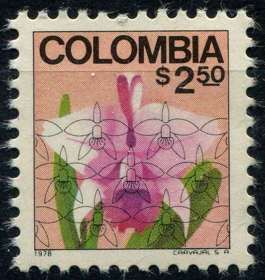 Colombia - Flowers - 1978 - MNH