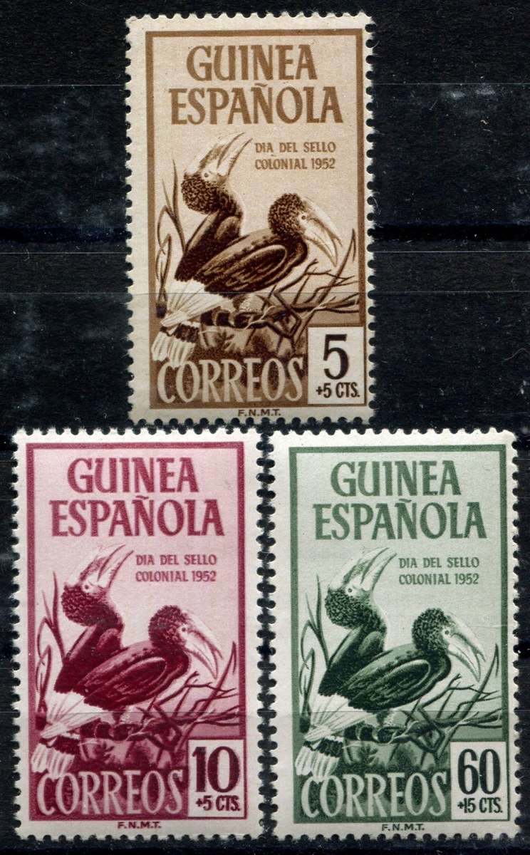 Spanish Colonies - Guinea - Birds - 1952 - MNH