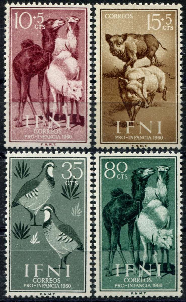 Spanish Colonies - Ifni - Animals - 1960 - MNH
