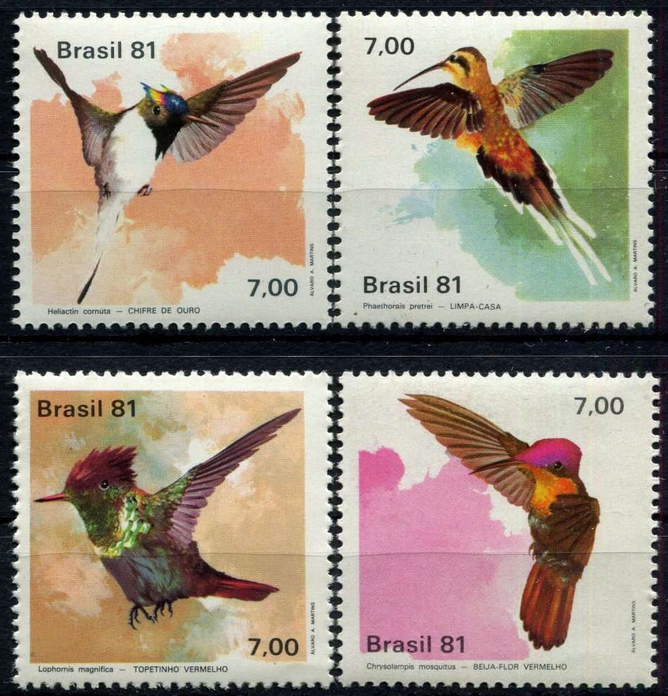 Brazil - Birds - 1981 - MNH