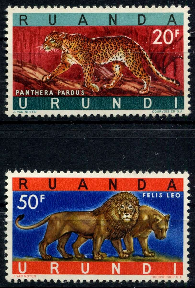 Ruanda-Urundi - Animals - 1961 - MNH