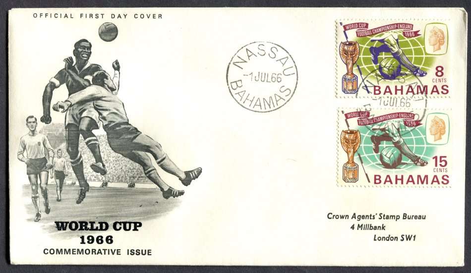 Bahamas - Football World Cup 1966 - FDC