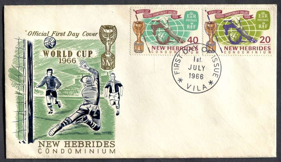 New Hebrides - Football World Cup 1966 - FDC