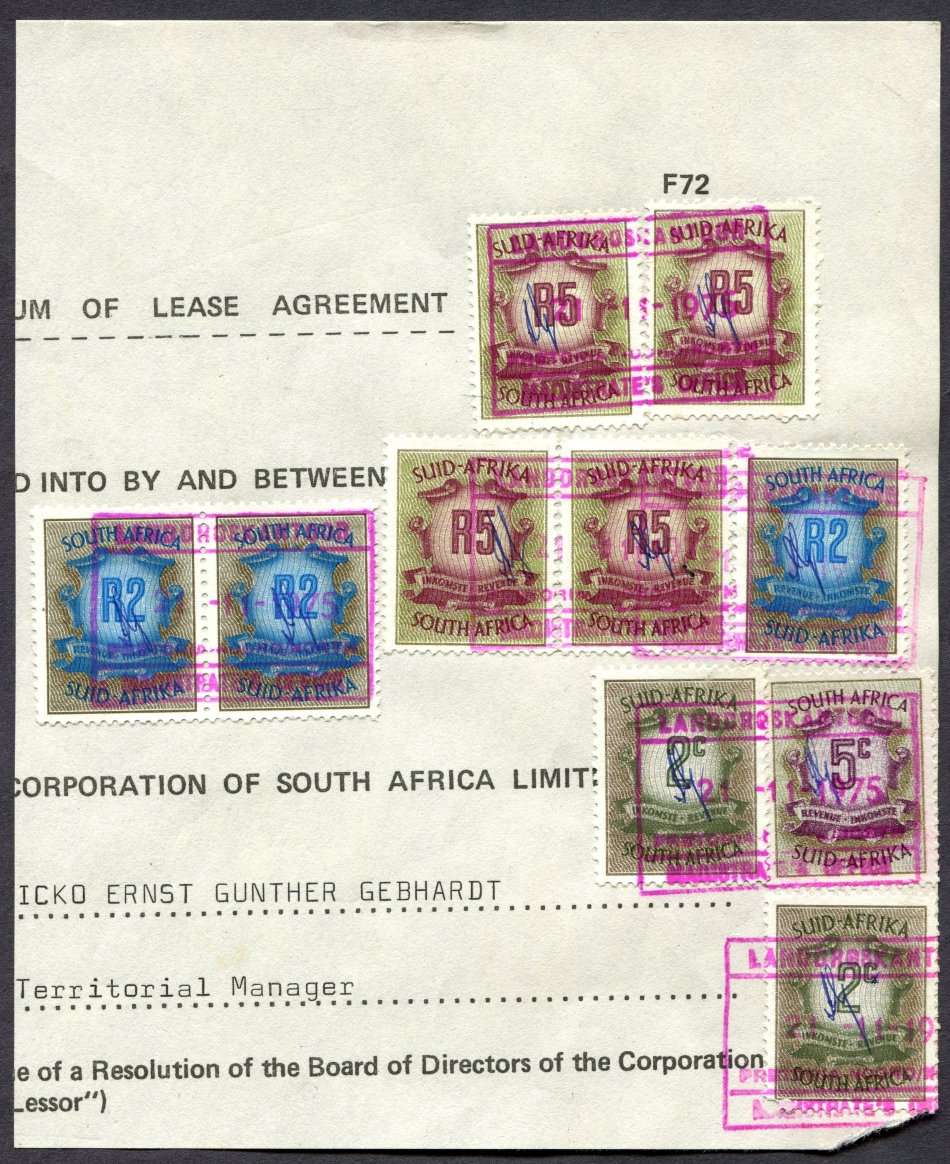 RSA - Revenue - Used on Piece - Included 1 x R 2 Pair