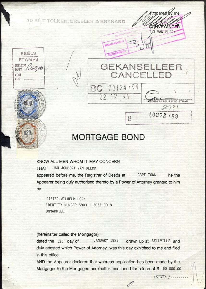 RSA - Document - Stamp Page Only