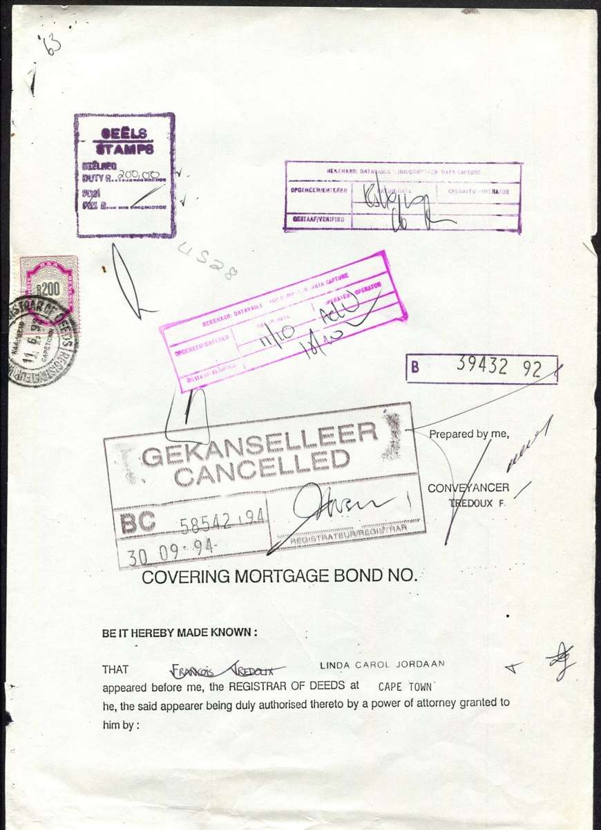 RSA - Document - Stamp Page Only