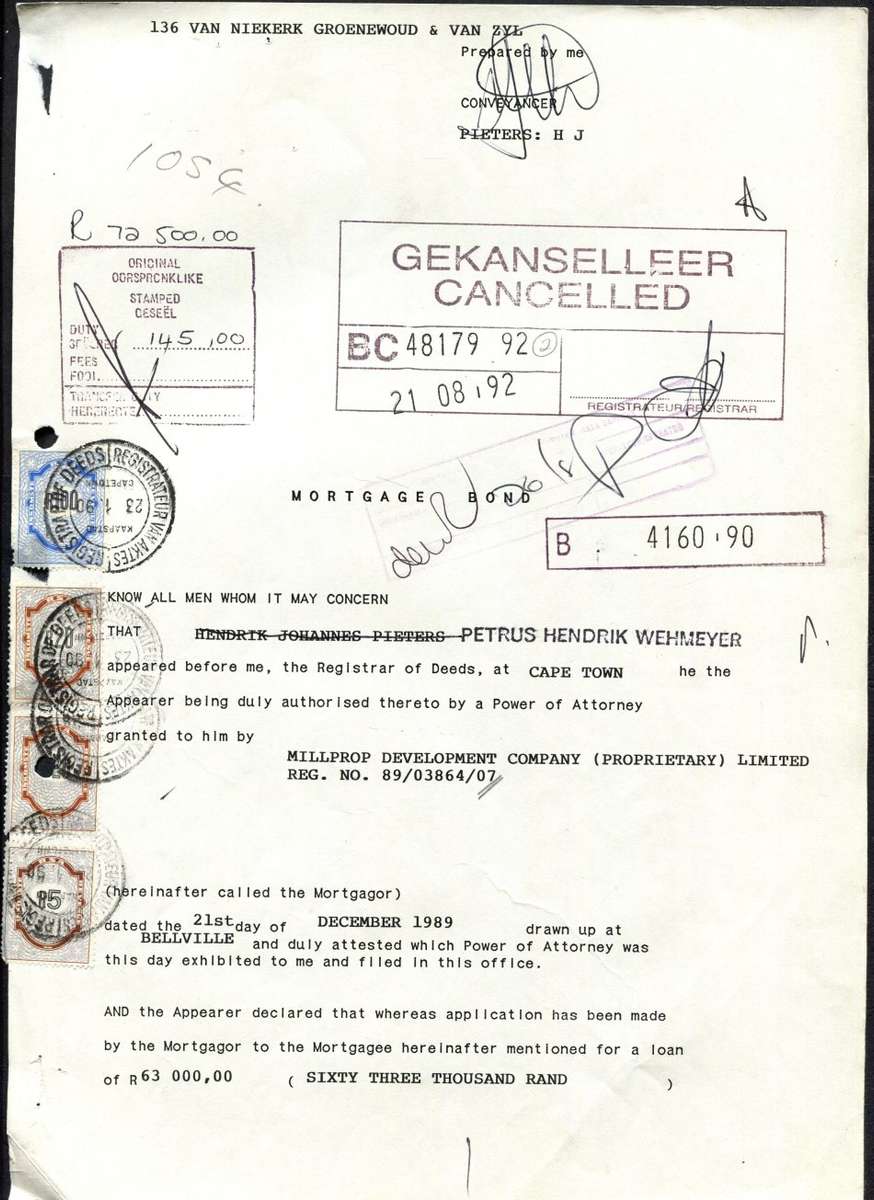 RSA - Document - Stamp Page Only