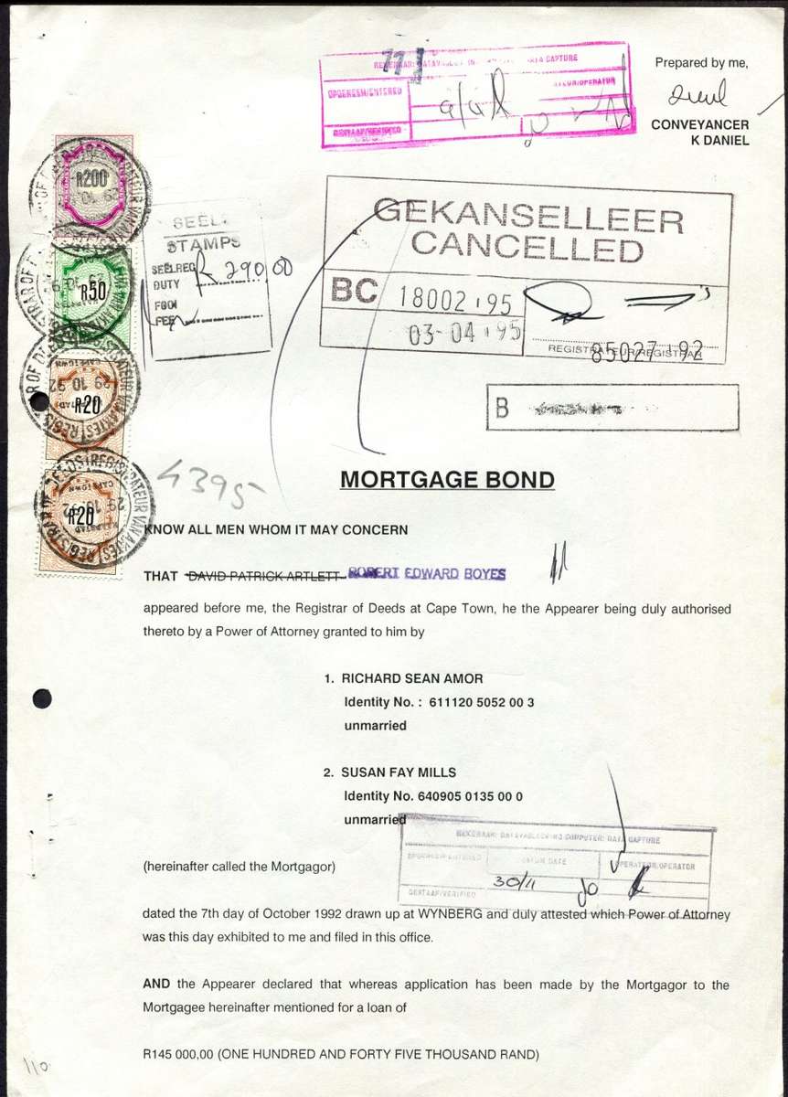 RSA - Document - Stamp Page Only