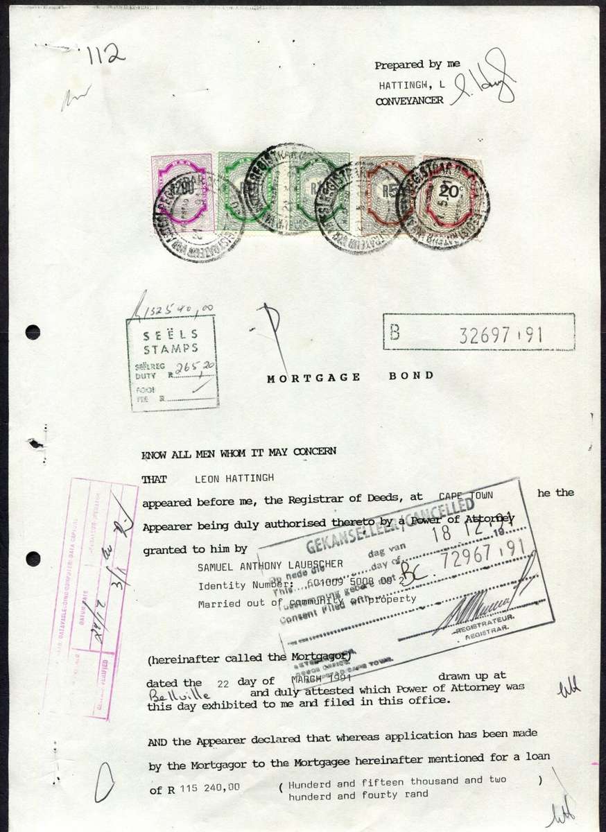 RSA - Document - Stamp Page Only