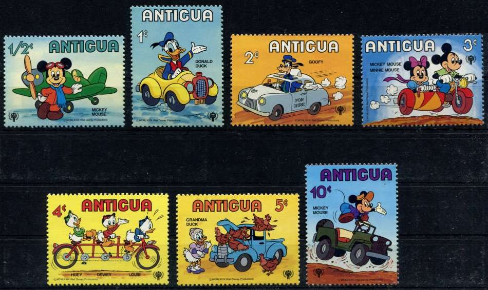 Antigua - Disney - MNH