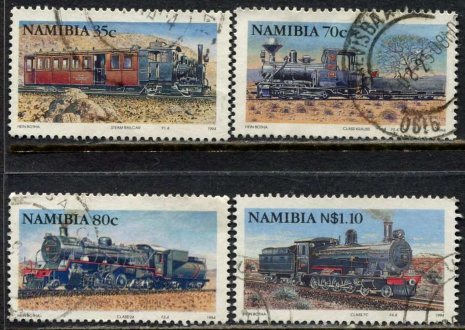 Namibia - Trains - 1994 - Used