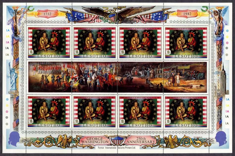 Lesotho  - Set of 6 Full Sheets of 8 - 1982 - MNH