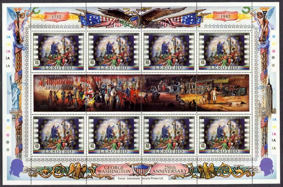 Lesotho  - Set of 6 Full Sheets of 8 - 1982 - MNH