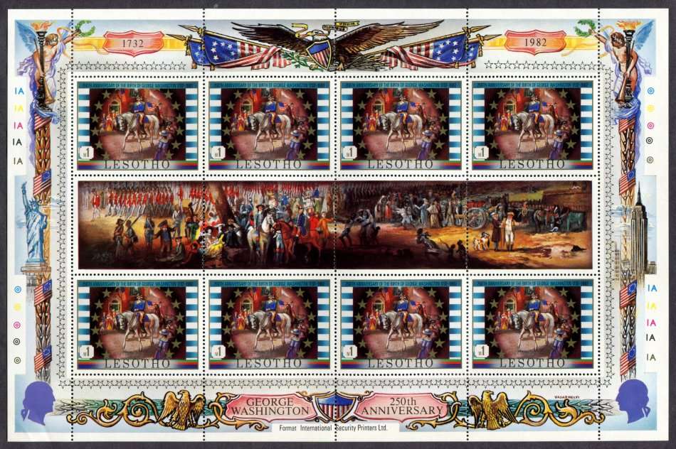 Lesotho  - Set of 6 Full Sheets of 8 - 1982 - MNH