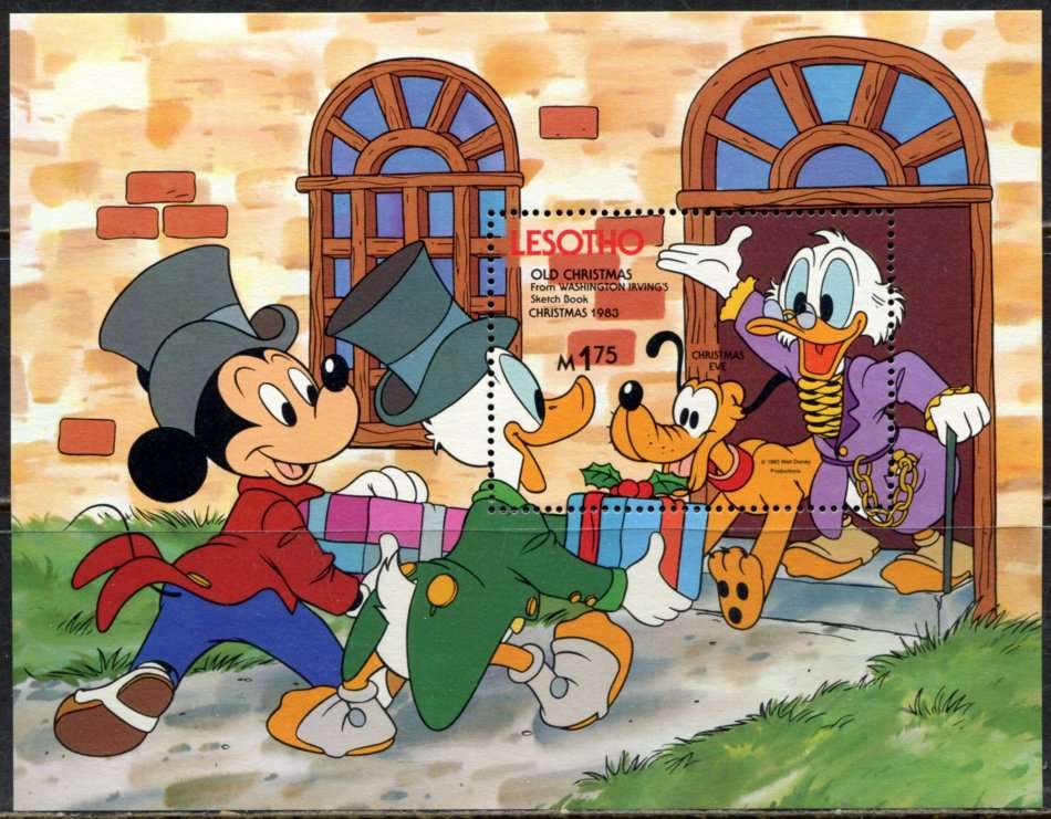 Lesotho - Disney - Miniature Sheet - 1983 - MNH
