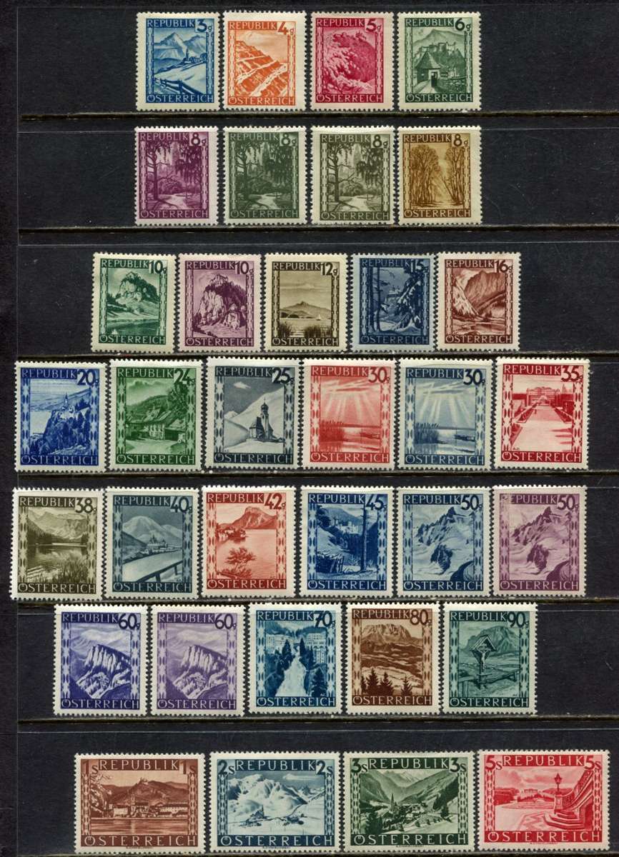 Austria - 1945 - MM - 45g Paper Thin