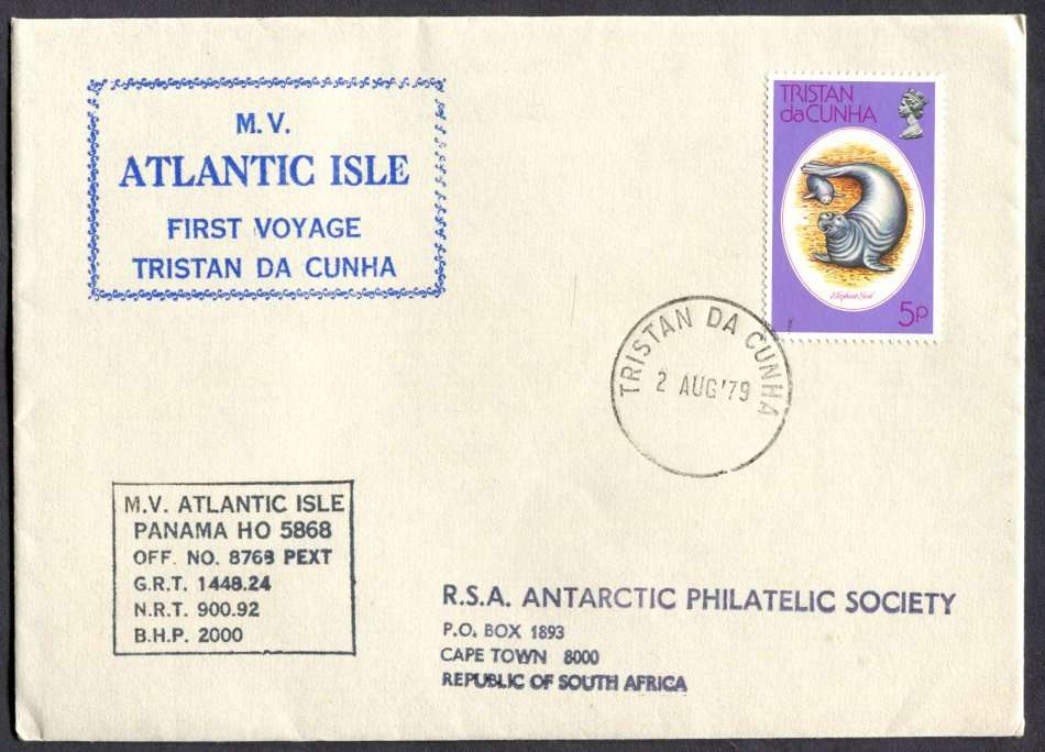 Tristan Da Cunha - Cover Posted At Sea