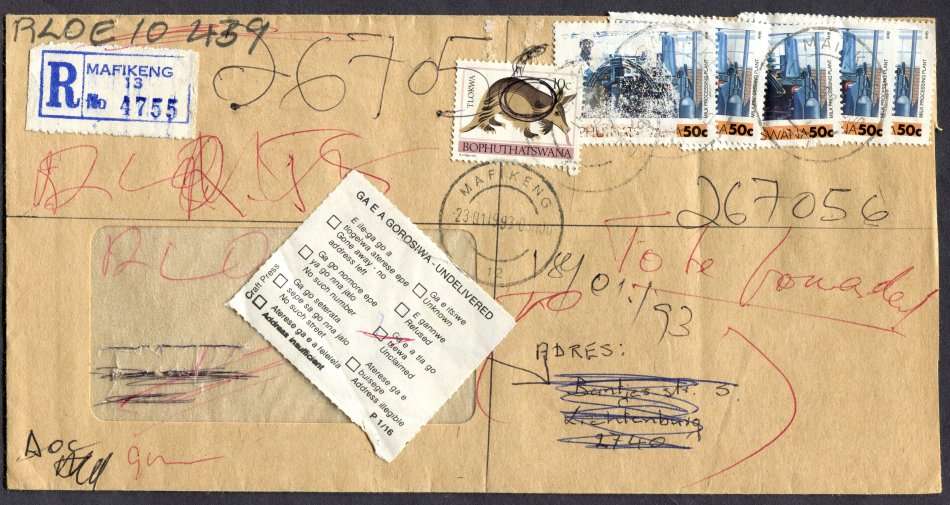 Bophuthatswana - Commercial Cover